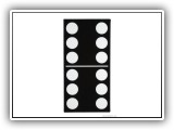 Black Laquer Domino - 12x24